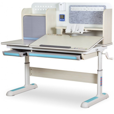 Парта з кріслом Mealux Winnipeg MG/BL + Omega KBL (BD-630 MG/BL+Y-220 KBL)