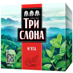 Чай Три Слона &quot;М'ята&quot; 30х1.4 г (ts.79884)