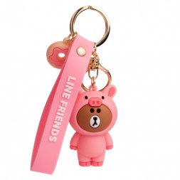 Брелок Yes колекція Piggy Brown Line Friends (559363)