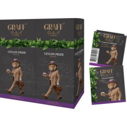 Чай Graff Ceylon pride Чорний Байховий 20 пакетиків х 2 г (4820279610450)