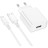 Зарядний пристрій BOROFONE BA74A Aspirer charger set(Micro) White (BA74AMW)