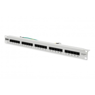 Патч-панель 19&quot; 25xRJ-45 UTP cat.3, 1U Digitus (DN-91325-1)