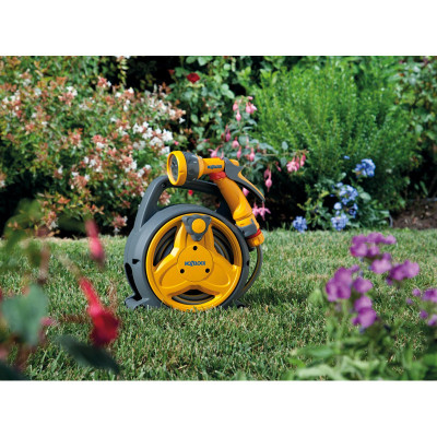 Шланг для поливу HoZelock з катушкою d7,5мм 8м і 2м+4 конектори Міні Pico Reel (7050)