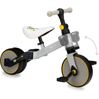 Біговел MoMi Loris 3 в 1 велосипед Yellow (ROBI00040)