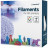 Пластик для 3D-принтера Gembird PLA Flexible, 1.75 мм, White (3DP-PLA-FL-01-W)