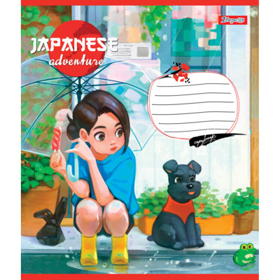 Зошит 1 вересня Japanese adventure А5 24 аркушів лінія (767029)