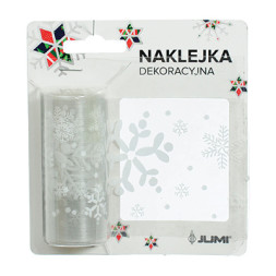 Новорічні наклейки Jumi Сніжинки, 7,6 см, довина.2 м (5900410379060)