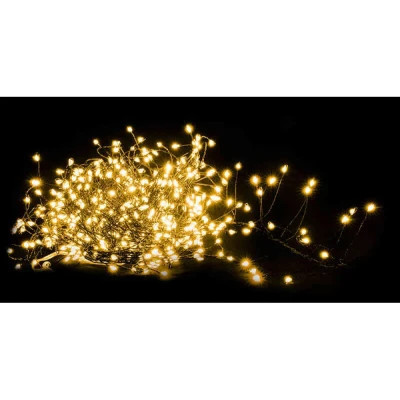 Гірлянда Luca Lighting кластер чорна струна теплий білий 8 м (8718861852905)