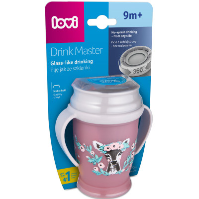 Поїльник-непроливайка Lovi 360 Drink Master Wild Soul Girl 250 мл (1/604new)