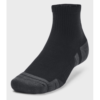 Шкарпетки Under Armour 1379510-001 Performance Tech 3 пари Qtr чорний XL (196884001117)