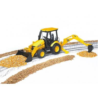Спецтехніка Bruder Дорожный погрузчик с экскаватором JCB MIDI CX М1:16 (02427)