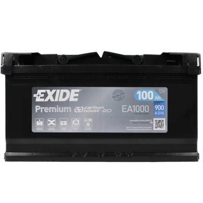 Акумулятор автомобільний EXIDE PREMIUM 100A (EA1000)