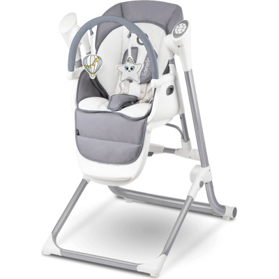 Стілець для годування Lionelo 2 в 1 Lionelo Niles Grey (LO-NILES GREY)
