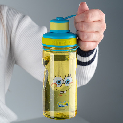 Поїльник-непроливайка Kite Sponge Bob, 500 мл, жовта (SB25-397)