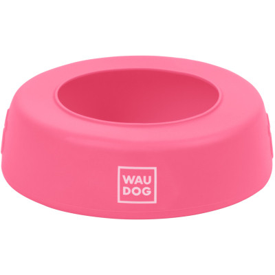 Посуд для собак WAUDOG Silicone Миска-непроливайка 750 мл рожева (50787)