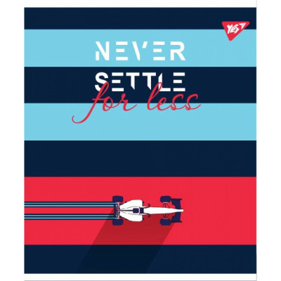 Зошит Yes А4 Square Never Settle клітина 48 аркушів (764418)