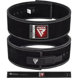 Атлетичний пояс RDX 4 Pro Liver Buckle шкіряний Black Plus L (WBL-4LB-L+)