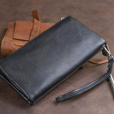 Гаманець ST Leather Зі шкіри Чорний (19310)