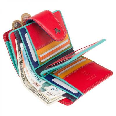Гаманець Visconti SP31 Poppy з RFID Red Multi Spectrum (SP31 RED M)