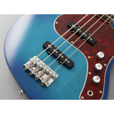 Бас-гітара FGN Mightty Jazz Boundary Series Transparent Blue Sunburst (BMJ2-R/TBS)