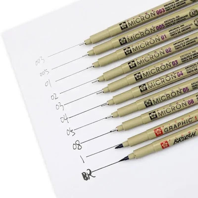 Лайнер Sakura Pigma Micron (0.8) 0,5 мм Чорний (084511318335)