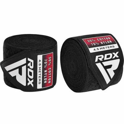 Бинт для спорту RDX для боксу RB Hand Wraps Combine 3 пари Red,Black,Blue (4.5м.) (HWC-RBU+)