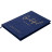 Книга записна Buromax Grateful А5 96 аркушів, без лініювання синій (BM.295019-02)