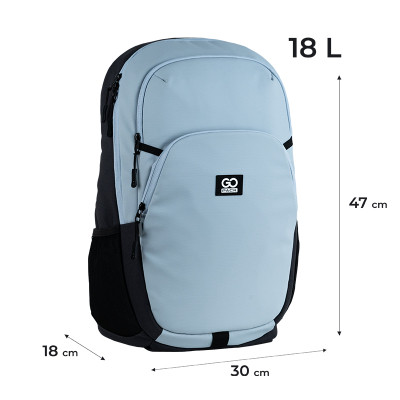 Рюкзак шкільний GoPack Education Teens 185 блакитний (GO25-185L-4)