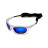 Сонцезахисні окуляри BluWater Hydro Silver Polarized (G-Tech blue) Anti-Fog Сині дзеркальні в сріблястій оправі (BW-HYDS-GTB12)