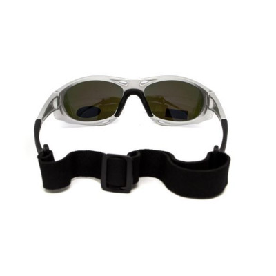Сонцезахисні окуляри BluWater Hydro Silver Polarized (G-Tech blue) Anti-Fog Сині дзеркальні в сріблястій оправі (BW-HYDS-GTB12)