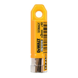 Свердло DeWALT по металу EXTREME INDUSTRIAL COBALT HSS-CO, 3 х 61 х 33 мм, 10 шт (DT4920)