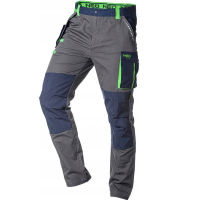 Штани робочі Neo Tools Premium, розмір XL (54), тканина ripstop, 210 г/м2,бавовна, (81-227-XL)
