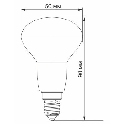 Лампочка TITANUM R50 6W E14 4100K (TLR5006144)