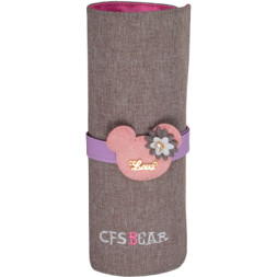 Пенал Cool For School Bear 1 відділення Сірий (CF86651-02)