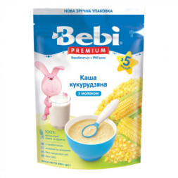 Дитяча каша Bebi Premium молочна кукурудзяна +5 міс. 200 г (8606019654412)