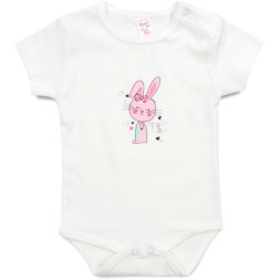 Боді дитяче Breeze LITTLE BUNNY (1103-74G-creampink)
