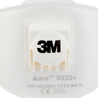 Респіратор 3M Aura 9332+ захист рівня FFP3 з клапаном 1 шт. (4054596041219)