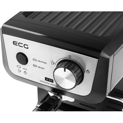 Ріжкова кавоварка еспресо ECG ESP 20101 Black (ESP20101 Black)