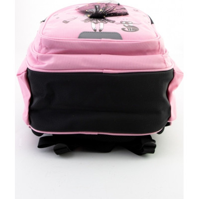 Рюкзак шкільний Maxi 15&quot; Рожевий з чорним (MX86223)