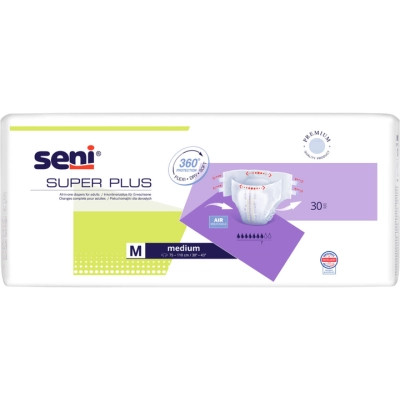 Підгузки для дорослих Seni Super Plus Medium 75-110 см 30 шт (5900516803582)