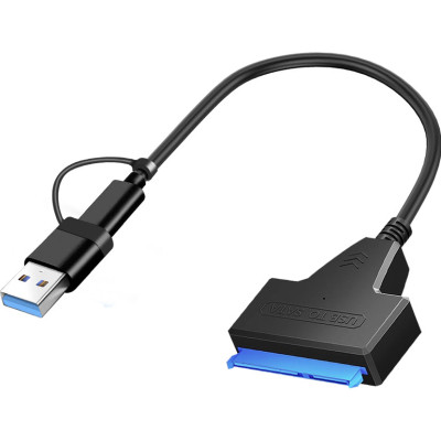 Адаптер USB3.0 Type-A/C HDD 2,5&quot; SATA II/III / SSD Dynamode (DM-AD-SATA-U3)