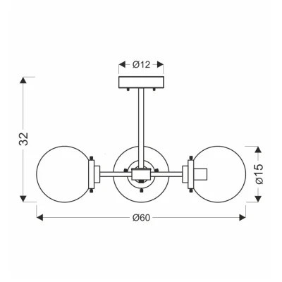 Люстра Candellux Lens (33-01290)