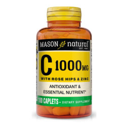 Вітамін Mason Natural Вітамін C 1000мг з шипшиною та цинком, Vitamin C with rose h (MAV18121)