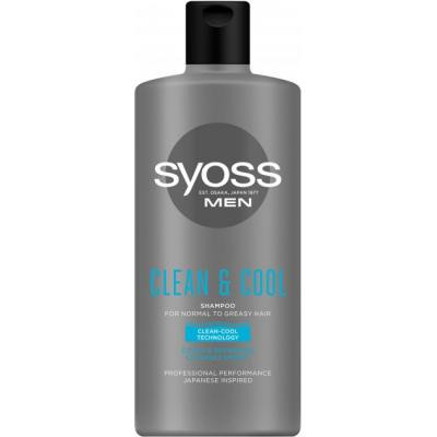 Шампунь Syoss Men Clean &amp; Cool з Ментолом 440 мл (9000101277197)