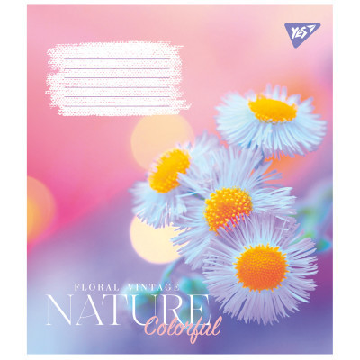 Зошит Yes Nature colorful 24 аркушів лінія (767045)