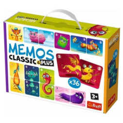 Настільна гра Trefl Мемо Класичні. Милі монстрики (Memos Classic&amp;plus Cute monsters) (02273)