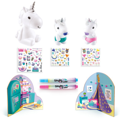 Набір для творчості Canal Toys DIY Style 4 Ever Мої улюбленці - Родина сяючіх єдинорог (OFG287)