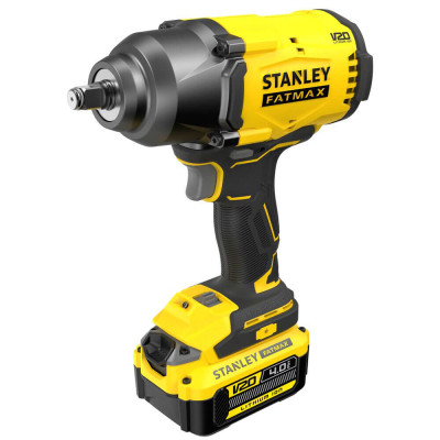 Гайковерт Stanley FatMax, ударний 18V, 4Ah, 950Нм, 2000 об/хв, 2600 уд/хв, 2.66кг (SFMCF940M1)