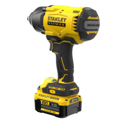 Гайковерт Stanley FatMax, ударний 18V, 4Ah, 950Нм, 2000 об/хв, 2600 уд/хв, 2.66кг (SFMCF940M1)