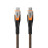 Дата кабель USB-C to USB-C 0.75m v3.2 240W Rugged double braided nylon black+orange UAG (9B4415114097)